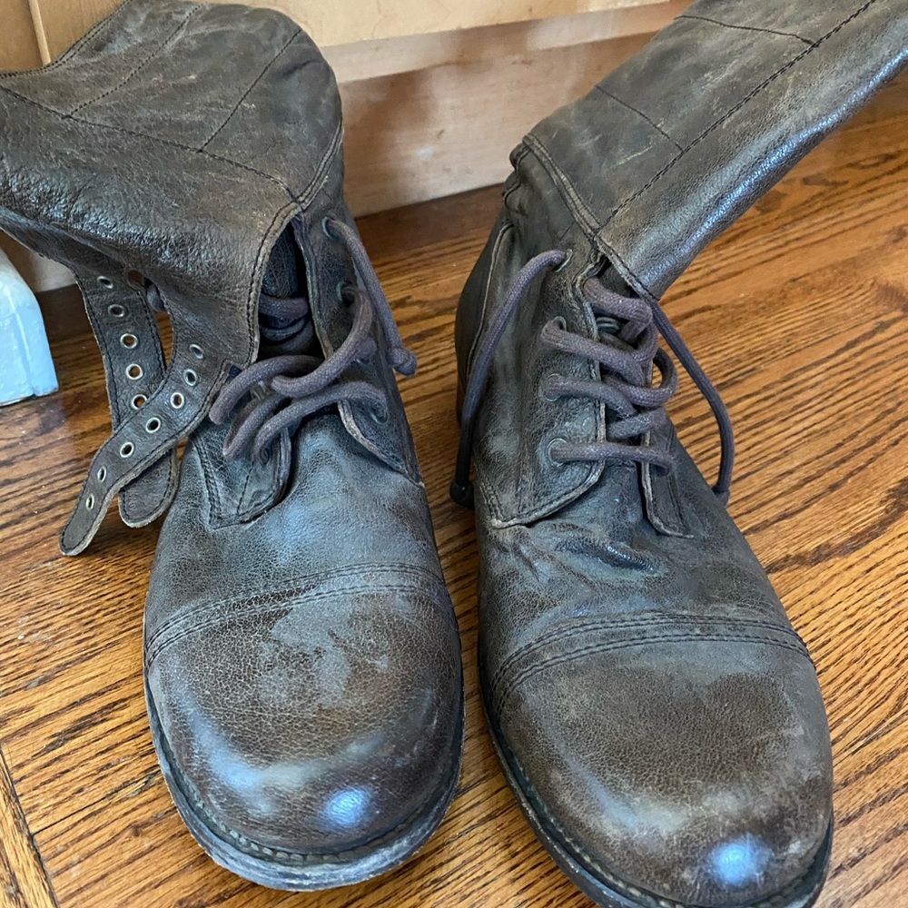 All Saints leather boots Damisi